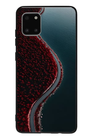Samsung Galaxy Note 10 Lite Uyumlu Sonbahar Yolu Baskılı Silikon Kılıf