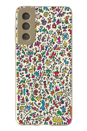 Samsung Galaxy S21 FE Uyumlu Hayvan Kaosu Baskılı Silikon Kılıf