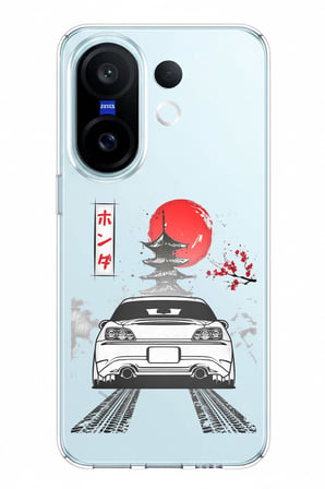 Vivo X200 FE Uyumlu S2000 Tasarımlı Baskılı Silikon Kılıf