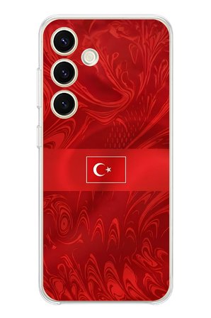 Samsung Galaxy S24 Uyumlu Türk Milli Takım Desenli Forma Baskılı Silikon Kılıf