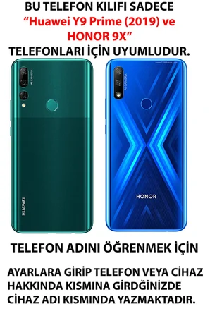 Honor 9X Uyumlu Arı ve Papatya Sevimli Ayıcık Baskılı Silikon Kılıf
