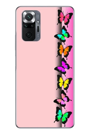 Redmi Note 10 Uyumlu Kelebeklerin Rüyası Baskılı Silikon Kılıf