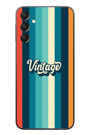 Samsung Galaxy A24 Uyumlu Vintage Baskılı Silikon Kılıf