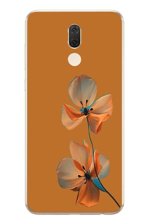 Huawei Mate 10 Lite Uyumlu Hibüskus Çiçeği Baskılı Silikon Kılıf