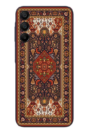 Samsung Galaxy A15 Uyumlu Anadolu Motif Halısı Baskılı Silikon Kılıf