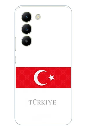 Vivo V30 Lite Uyumlu Türk Milli Takım Forma Baskılı Silikon Kılıf