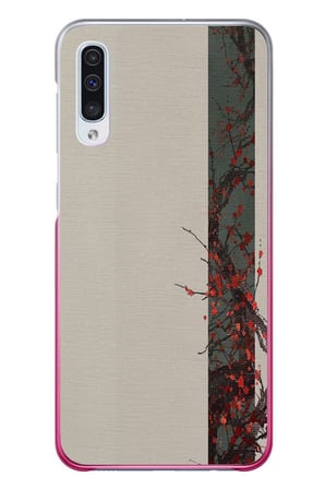 Samsung Galaxy A50 Uyumlu Sade Sonbahar Sarmaşık Baskılı Silikon Kılıf