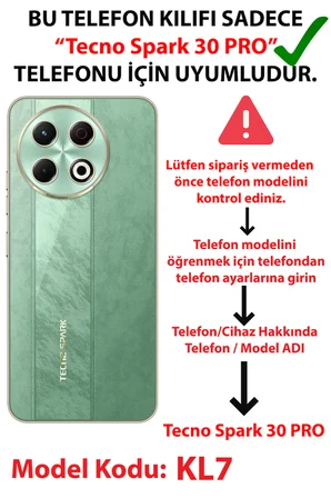 Tecno Spark 30 Pro Uyumlu Mavi Çizgili ve Sarı Papatya Baskılı Silikon Kılıf