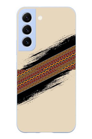 Samsung Galaxy S22 Uyumlu Yan Motif Baskılı Silikon Kılıf