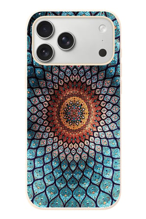 İphone 17 Pro Max Uyumlu İran Dokuması Baskılı Silikon Kılıf