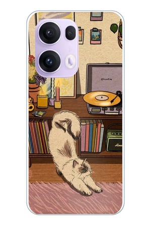 OPPO Reno 13 PRO Uyumlu Nostaljik Köpek Tasarımlı Baskılı Silikon Kılıf