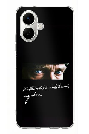 Infinix Smart 10 Uyumlu Atatürk Derin Bakış Andolsun Baskılı Silikon Kılıf