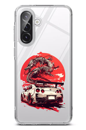 Samsung Galaxy A56 Uyumlu GTR Ejderha Tasarımlı Baskılı Silikon Kılıf