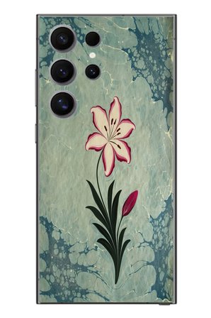 Samsung Galaxy S24 Ultra Uyumlu Çiçek Deseni Baskılı Silikon Kılıf