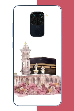 Redmi Note 9 Uyumlu çiçekli kabe.jpeg Baskılı Silikon Kılıf