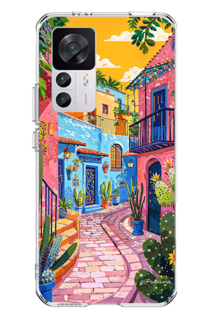 Xiaomi Mi 12T-12T PRO Uyumlu Renkli Sanat Sokak Silikon Kılıf Baskılı Silikon Kılıf