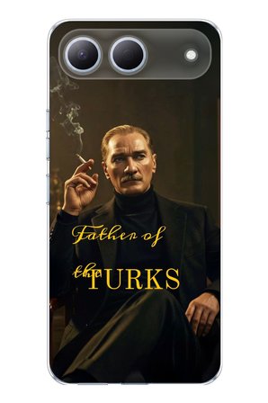 Tecno Spark 40 5G Uyumlu Atatürk Father of the Turks Baskılı Silikon Kılıf