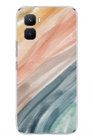 İnfinix GT 50 Pro Uyumlu Modern Renk Paleti Baskılı Silikon Kılıf
