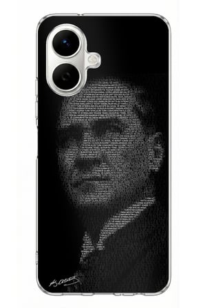 Tecno Spark Go 2 Uyumlu Gençliğe Hitabe Yazılı Atatürk Silüeti Baskılı Silikon Kılıf