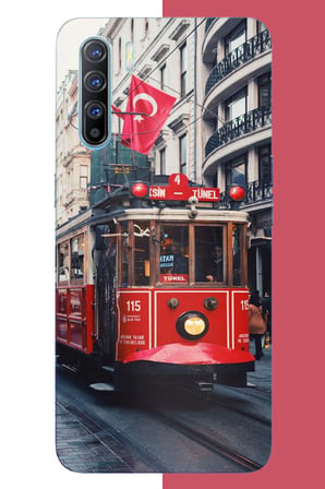 Oppo Reno 3-A91 Uyumlu Taksim1 Baskılı Silikon Kılıf