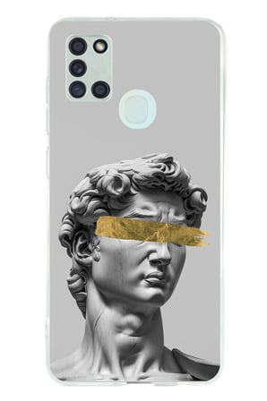 Samsung Galaxy A21S Uyumlu Modern Hellenistik Davut Baskılı Silikon Kılıf