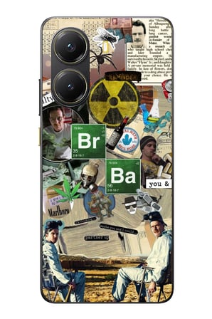 POCO X7 PRO Uyumlu Breaking Bad Kolaj Baskılı Silikon Kılıf