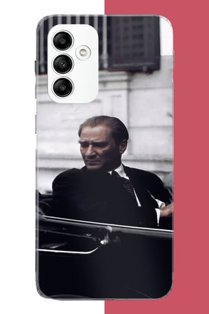 Samsung Galaxy A05s Uyumlu atatürk makam arabasında Baskılı Silikon Kılıf