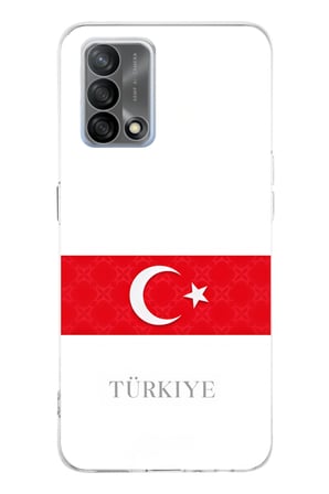 OPPO A74 Uyumlu Türk Milli Takım Forma Baskılı Silikon Kılıf