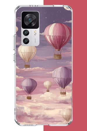 Xiaomi Mi 12T-12T PRO Uyumlu uçan balon Baskılı Silikon Kılıf