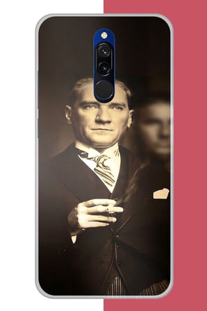 Redmi 8 Uyumlu atatürk 4 Baskılı Silikon Kılıf