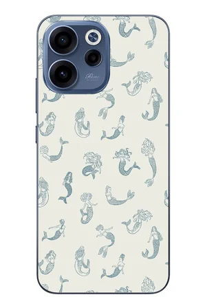 Oppo Reno 15F Uyumlu Deniz Kızları Baskılı Silikon Kılıf