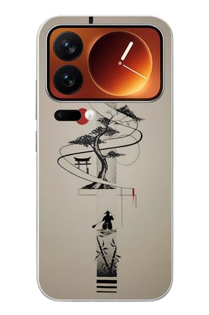 Xiaomi 17 Pro Max Uyumlu Japon Felsefesi Baskılı Silikon Kılıf