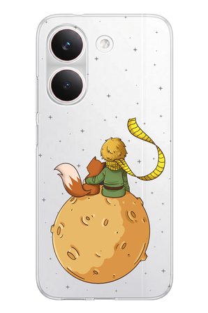 POCO X8 PRO Uyumlu Küçük Prens Gezegen Boa Tasarımlı Baskılı Silikon Kılıf