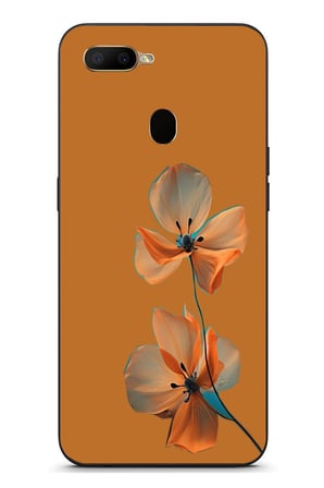 Oppo A5S Uyumlu Hibüskus Çiçeği Baskılı Silikon Kılıf