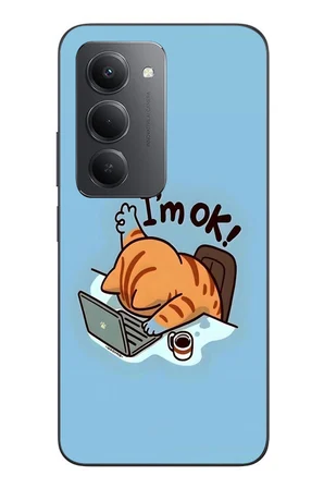 Redmi 15 Uyumlu l'M Ok Baskılı Silikon Kılıf