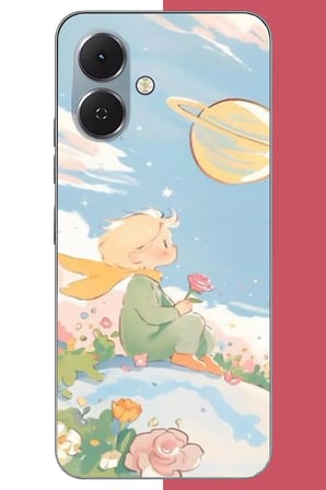 Tecno Spark Go 2 Uyumlu küçük prens1 Baskılı Silikon Kılıf