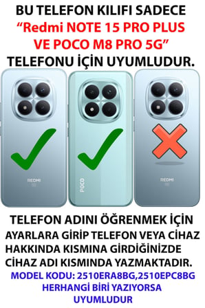 Redmi Note 15 PRO PLUS Uyumlu Kurt Ruhu Baskılı Silikon Kılıf