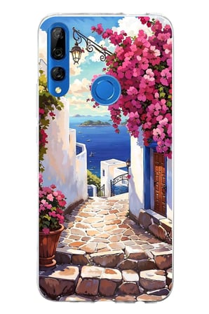 Honor 9X Uyumlu Ege'nin Kayıp Sokakları Baskılı Silikon Kılıf