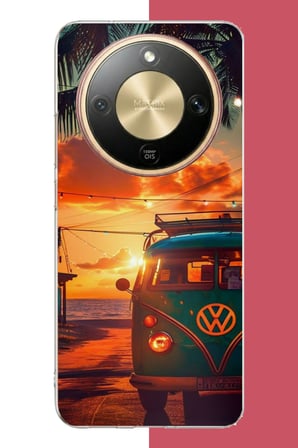 Honor Magic 8 Lite Uyumlu vw güneş batımı.jpeg Baskılı Silikon Kılıf
