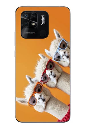 Redmi 10C Uyumlu Lamalar Baskılı Silikon Kılıf