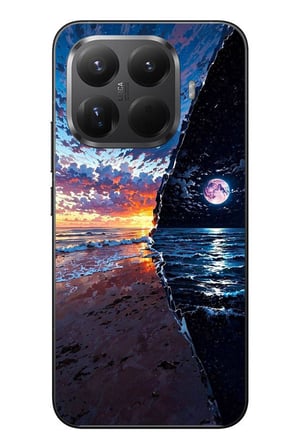Xiaomi Mi 15T Pro Uyumlu Deniz Günbatımı Baskılı Silikon Kılıf