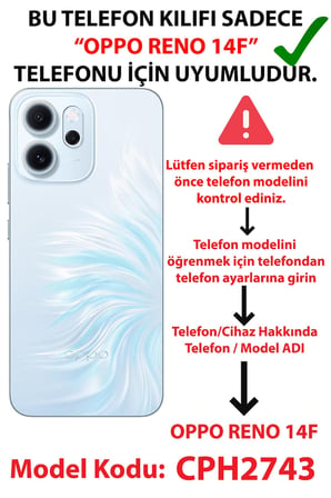 OPPO Reno 14F Uyumlu Çilekli Pasta Baskılı Silikon Kılıf
