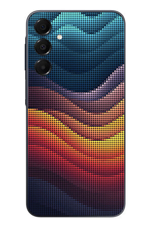 Samsung Galaxy A16 Uyumlu Noktalı Renkler Baskılı Silikon Kılıf