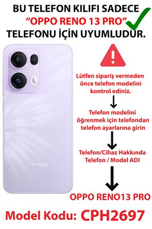OPPO Reno 13 PRO Uyumlu Sevimli Tatlı Ayı Baskılı Silikon Kılıf