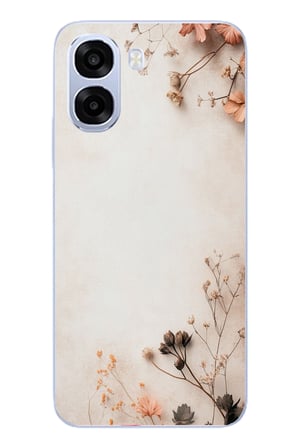 Oppo A6t - A6X Uyumlu Kuru Dallar Baskılı Silikon Kılıf