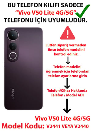 Vivo V50 Lite Uyumlu Crazy Trust Baskılı Silikon Kılıf