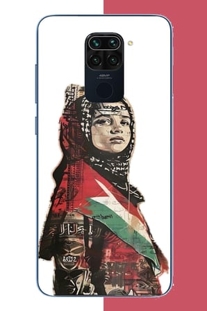 Redmi Note 9 Uyumlu Filistin2 Baskılı Silikon Kılıf
