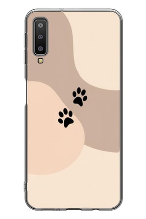 Samsung Galaxy A7 2018 Uyumlu İki Pati Baskılı Silikon Kılıf