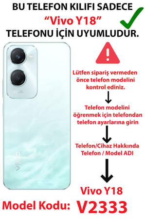 Vivo Y18 Uyumlu Sulu Boya Meyve ve Çiçek Desenli Baskılı Silikon Kılıf