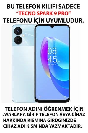 Tecno Spark 9 Pro Uyumlu Arı ve Papatyalar Baskılı Silikon Kılıf